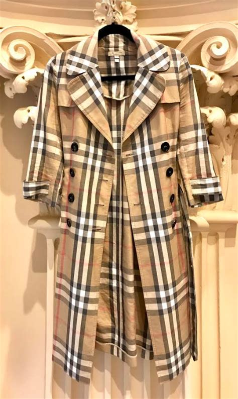 burberry signature plaid womans coat|burberry plaid products.